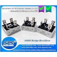 SPS 35A 1000V Glass Passivated Single Phase Bridge Rectifier through Hole KBPC3510
