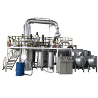 Waste Plastics Oil Refinery Vacuum Distillation for Diesel Fuel Regeneration