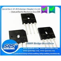 SPS 10A 1000V Glass Passivated Single Phase Bridge Rectifier through Hole GBU1010