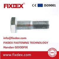 China Manufacturing Good Price Grade 8.8 Bolt &amp;amp; Nut Screw Washer DIN931 DIN933 Metric Stainless Steel Galvanized Hex b