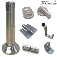 304 Stainless Steel Toilet Cubicle Accessories Partition Fittings
