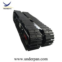 China Manufacturer Mini Small Steel Crawler Chassis Rubber Track Undercarriage for Customized Hydraulic System Excavator