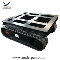 Rubber Chassis Steel Track Undercarriage for Crawler System Mini Excavator Drilling Rig Crusher Crane Robot Machinery