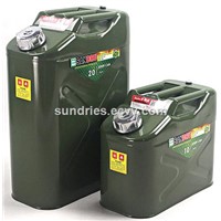 Military Style Storage Jerry Can Metal Fuel Canister Steel Petrol Tank