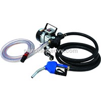 Diesel Fuel Transfer Pump 220V Mobile Diesel Oil Dispensing Pump Kit 110V with Hoses &amp;amp; Fuel Dispenser Nozzle