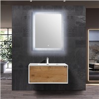 Wood White Floating Single Bathroom Vanity - TONA. Com