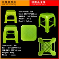 Used Square Good Children Stool Injection Plastic Mould Daily Supplies Mold Supplier