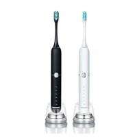 Dental Hygiene Smart Automatic Toothbrush Wireless Charging Electric Toothbrush with Travel Case In Black White