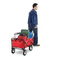 Factory Straight for Camping Car Folding Cart Four-Wheel Hand-Pulled Shopping &amp;amp; Fishing Multi-Purpose Portable Car