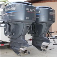 Used Yamaha, 250 HP 4-Stroke Outboard Motor Engine
