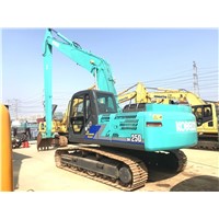 Long Boom Kobelco SK250 Crawler Excavator Used Digger
