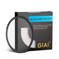 GiAi Professional OEM Custom Brand Name Logo 1/8 1/4 1/2 1 3 Quality Pro Camera Lens Black Mist Filter Factory Manufactu