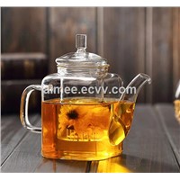 Heat Resistant Square Shape Glass Teapot Loose Leaf Flower Borosilicate Glass Teapot Round Shape Glass Teapot