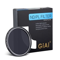 GiAi 55mm Smooth Polarized Lens Nd8 &amp;amp; Cpl 2in1 Camera Circular Polarizer Filter for Dslr