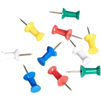 Assorted Decorative Color Plastic Push Pins Tacks Used for Office