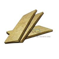 Rock Wool 50mm Thickness Soundproof Thermal Insulation Rock Wool Panel Board for Building Fireproof