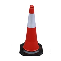 Saudi Standard 75cm Road Work Safety Cone Reflective Safety Warning Barricade Cone