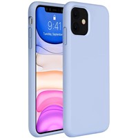 Clove Purple Liquid Silicone Anti-Scratch Shockproof Cover Case Compatible with iPhone 11