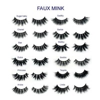 3D Strip False Eyelashes Clear Band Wholesale Private Label 3D Faux Mink Eyelash