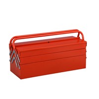 21&amp;quot; Heavy Duty Metal Cantilever Tool Box Workshop 3 Tier 5 Tray Toolchest Storage with Two Handles