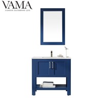 Vama 36 Inch Cheap Waterproof Floor Stand Bathroom Cabinet Bathroom Vanity 784036