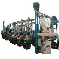 Wheat Flour Mill Machine/Wheat Roller Mill/Grain Meal Making Equipment
