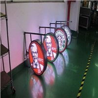 NSE Double Sided Waterproof Outdoor P8 Circle LED Display
