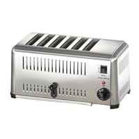 2.5kw Toaster 6 Slice-Pop up/Toaster Stainless Steel