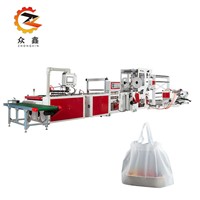 Zhongxin High End Side Sealing with Rope Plastic Bag Making Machine