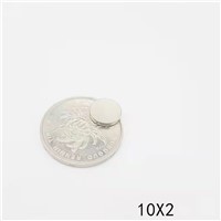 10*2mm Manufacturer Customized-NdFeB Magnet-N35-N52-Round/Disc Magnet