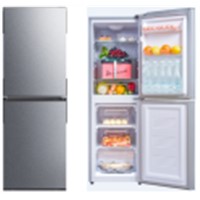 Bottom Freezer Defrost Mechanical Control, White Door &amp;amp; Cabinet, LED Light,