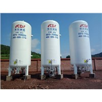 10m3 Vacuum Power Insulated Co2 Tank Cryogenic Liquid Co2 Storage Tank for Filling Station