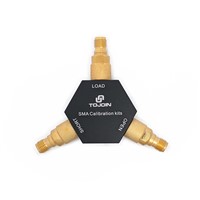 SMA-K Calibrator for Network Analyzers with Open, Short &amp;amp; Load, Gold-Plated Brass