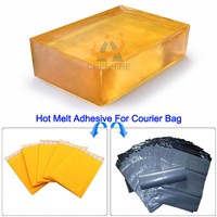 Courier Bag Glue PSA Hot Melt Pressure Sensitive Adhesive Glue for Labels &amp;amp; PE Express Bubble Bags Sealing