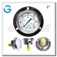 1.5 Inch 4000psi Brass Internal Dry Pressure Gauge with Front Flange