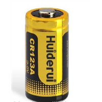 CR123A 3V, 1600mAh, CR17345, Lithium Battery