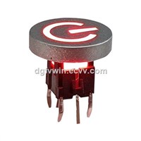 Illuminated Pushbutton Switches with 12.8mm Tactile Cap