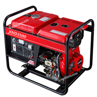 China Top Quality SJ3500 3KW Wheels &amp;amp; Electric Start Diesel Portable Generator with CE &amp;amp; EPA Approved