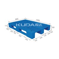Leading Pallet Supplier 1208C WGCZ PLASTIC PALLET(BUILT-IN STEEL TUBE)from China
