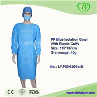 LY Disposable Medical Isolation Gown Non-Woven SMS Surgical Gown