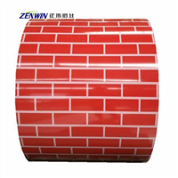 ZENWIN Brick Color Aluminum Printing Plate BRICK0005 for Decorative Wall