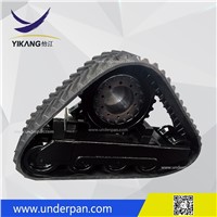 3 Tons Rubber Track Undercarriage for Triangle Crawler Farm Tractor Chassis from China