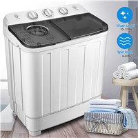17lbs Portable Mini Twin Tub Compact Washing Machine Washer Spin Dryer W Hose17lbs Portable Mini Twin Tub Compact Washin