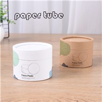 Recycled Round Cylinder Kraft Cardboard Paper Tube Packaging for Cosmetics