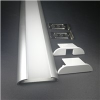 Kitchen /Cabinet Light Flat Aluminum LED Channel Profile for LED Strip