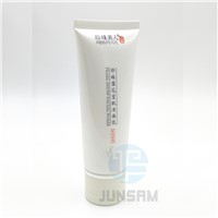 Oval Plastic HDPE Tube Cosmetic Facial Packaging Container with Flip Cap