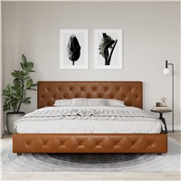 Umikk Leather Wooden Bed Queen Size Bedroom Bed Customized Furnitur Bed