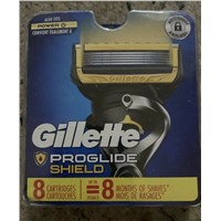 Fast Selling Gillette Proshield Razor Blade 8 Refills Cartridges Factory Sealed Pack