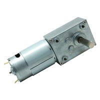 WG5840-555 40mm Right Angle Worm Gearbox Reducer DC Electric Motor