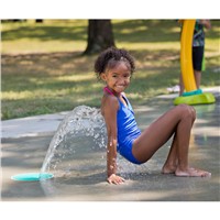 Cenchi Splash Pad Children Playable Spray Arch Jet Water Fountain Wet Deck Playground